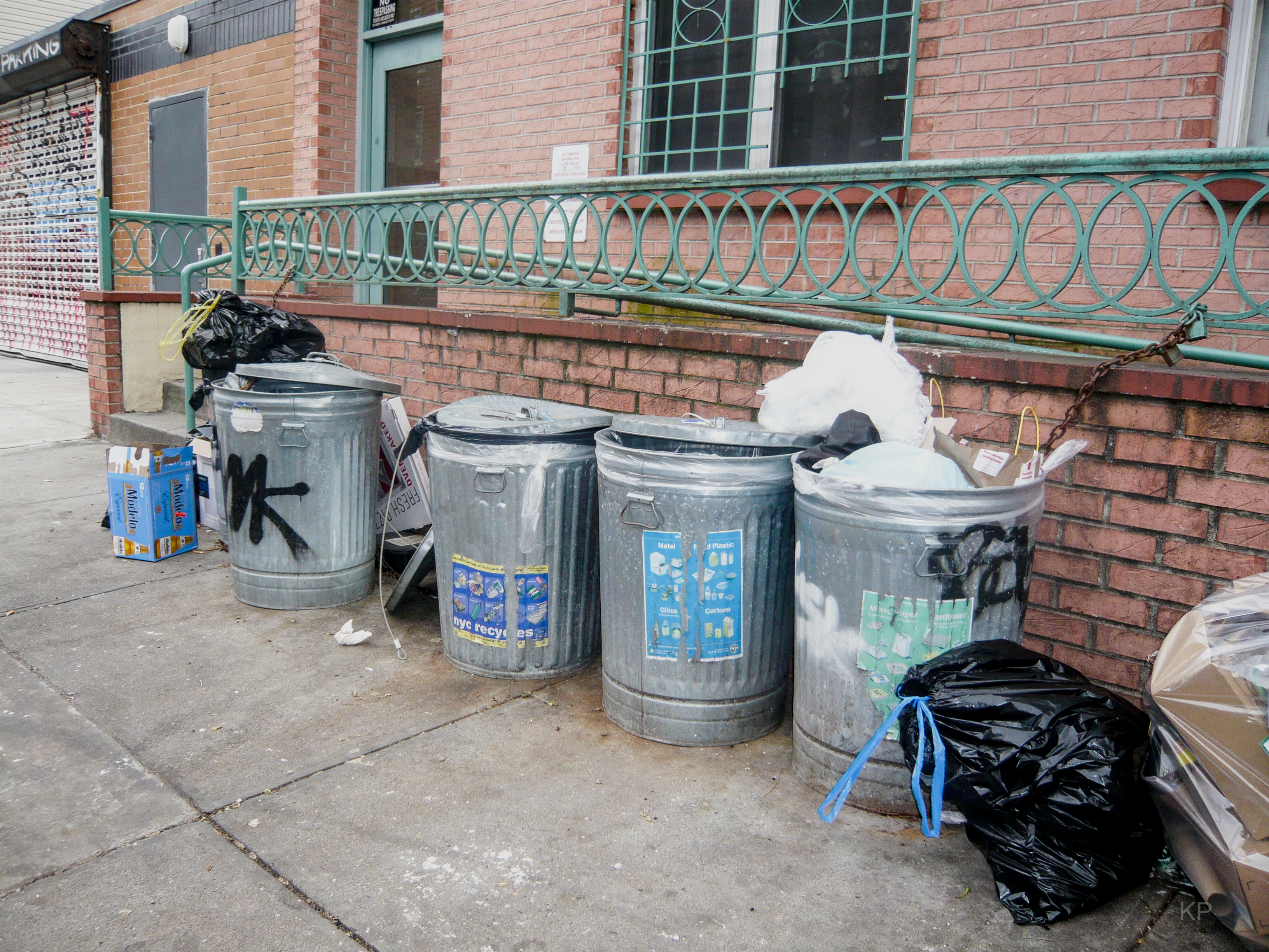 Déchets à Brooklyn